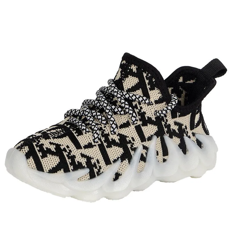 Children Shoes Fashion Boys Girls Soft Bottom Non Slip Sneaker Sports Shoes