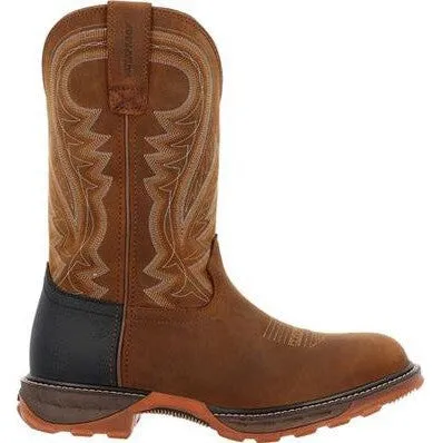 Durango Men's Maverick Xp 11" Soft Toe Waterproof Work Boot- Brown- DDB0481