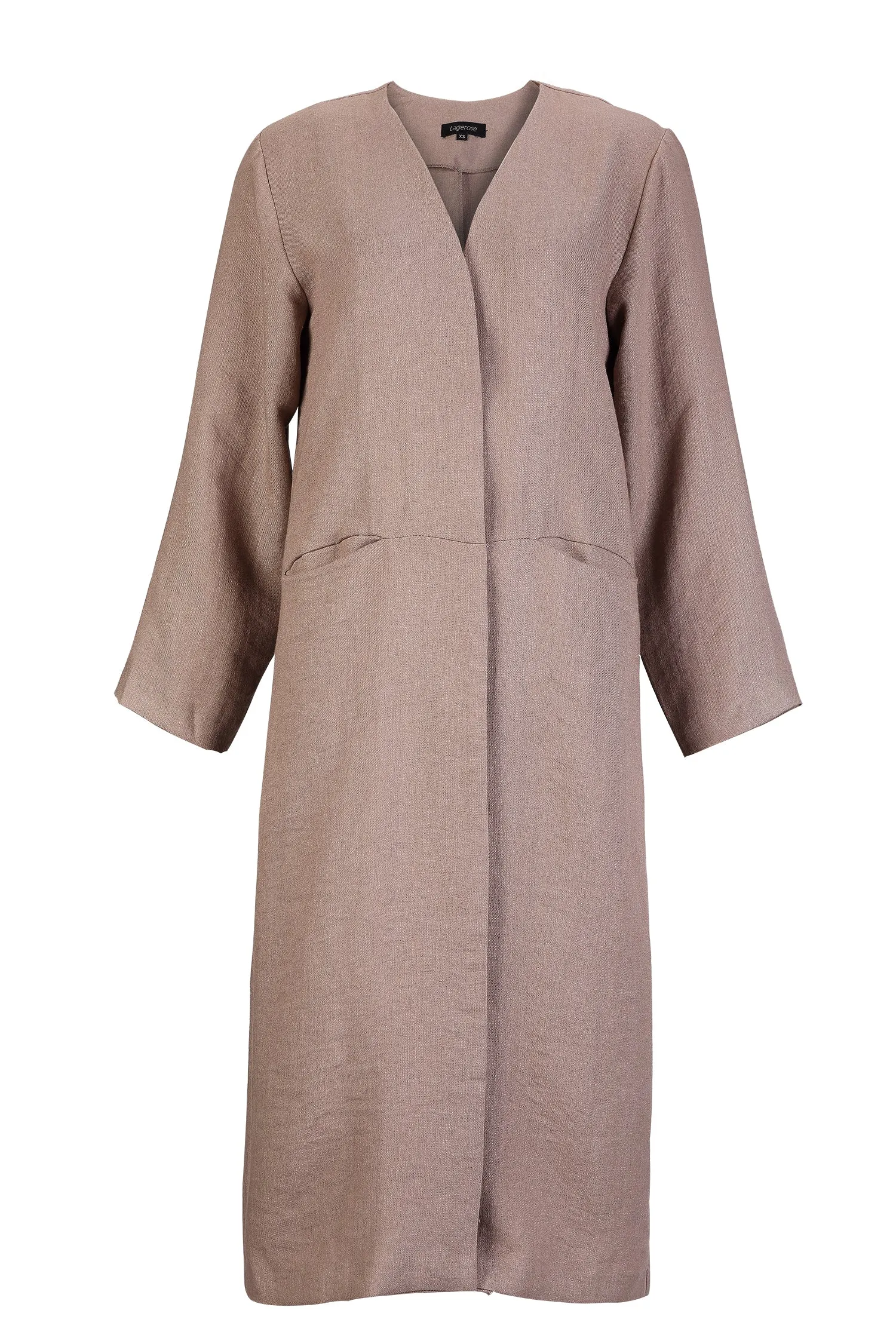 Embrace Nature Long Coat In Beige