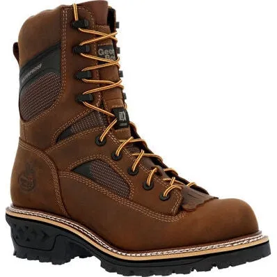 Georgia Men's Ltx Logger 9" Soft Toe Waterproof Work Boot -Horse- GB00616