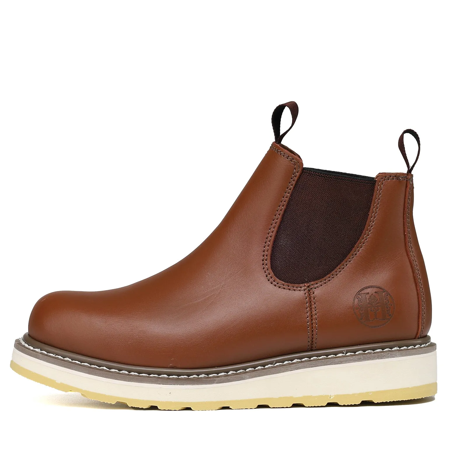 HANDPOINT 84985 Men's Chelsea Double Gore Pull-On Soft Toe Work Boot