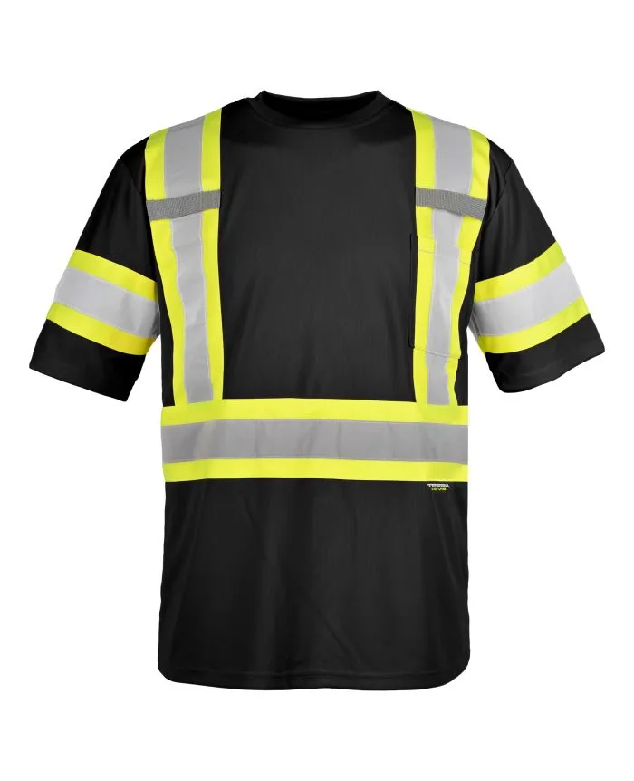 Hi-Vis Short Sleeve T-Shirts by TERRA Workwear - Style 116524