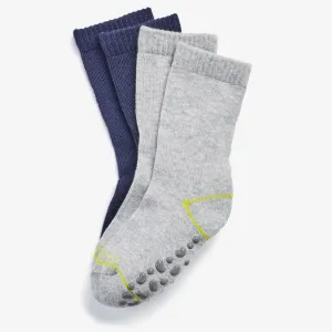 Kids' Non-Slip Socks Twin-Pack