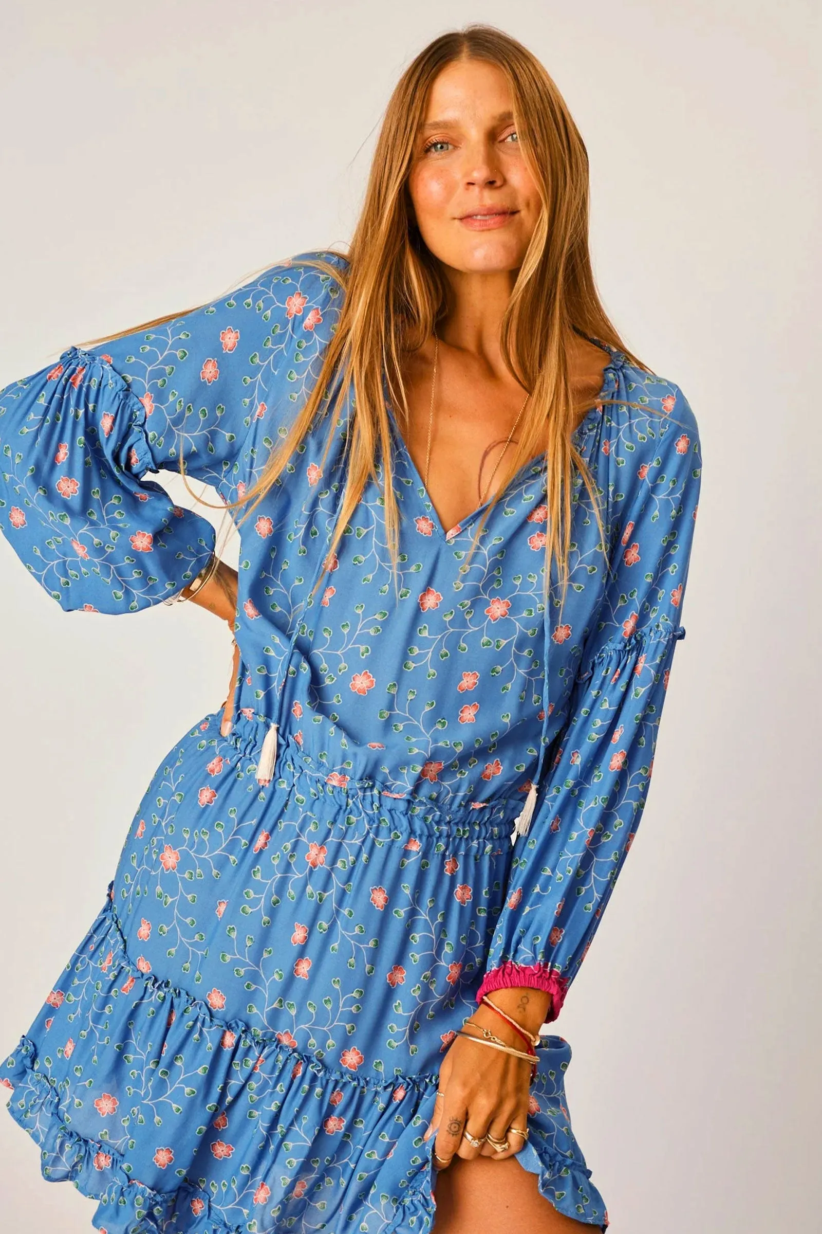 Natalie Martin Maggie Dress in Pinwheel Denim