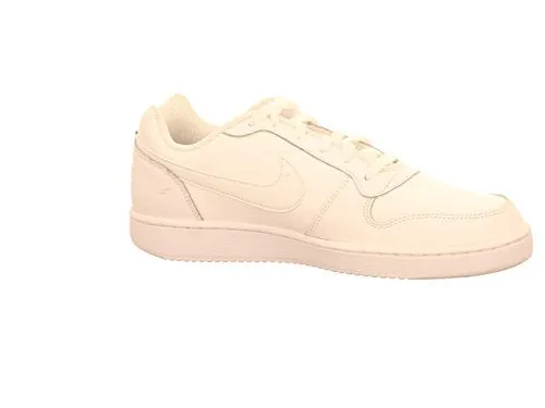 Nike Men's Ebernon Low Basketball Shoe, White/White, 9.5 Regular US