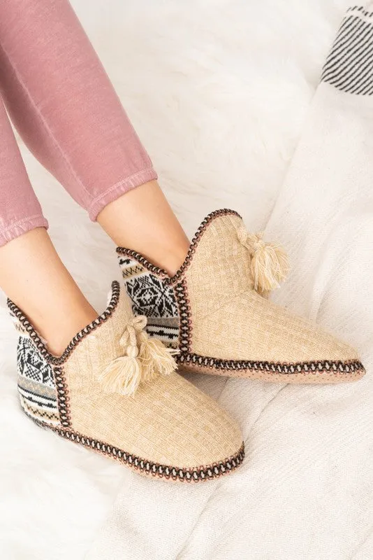 NORA TASSEL SLIPPERS