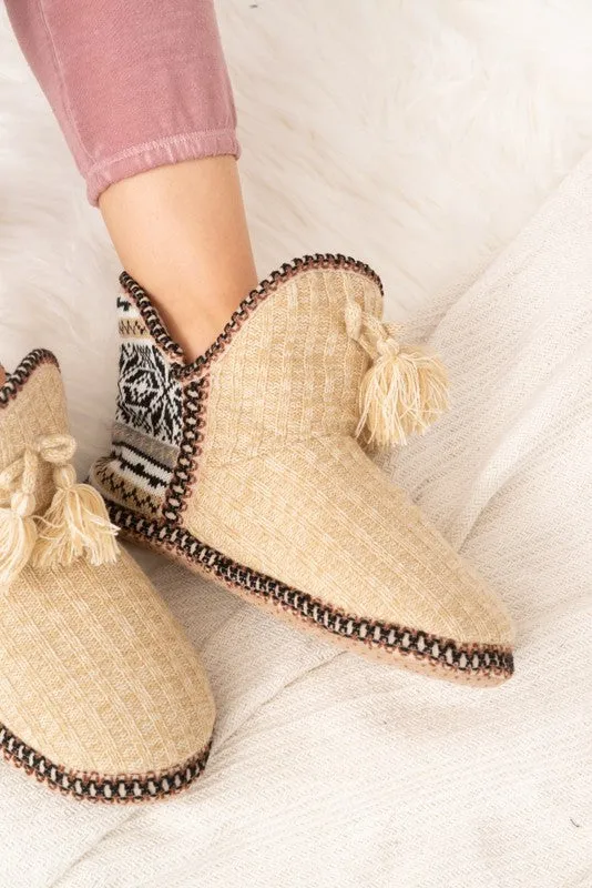 NORA TASSEL SLIPPERS