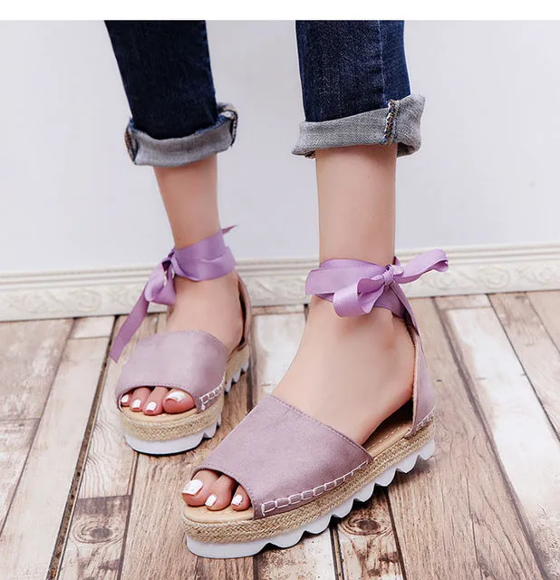Plus Size 34-44 Flats Sandals Summer Women Sandals Fashion Casual Shoes For Woman European Rome Style Sandale Femme