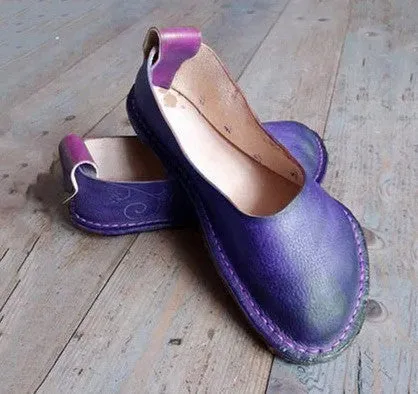 Round Head Women's Casual Flat Shoes