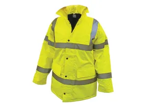 Scan Hi-Vis Yellow Motorway Jacket - L (44In)