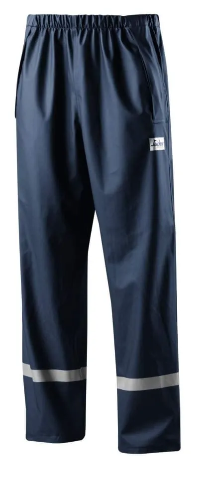 Snickers Workwear 8201 Waterproof Rain Trousers (Lightweight) with Welded Seams - 8201