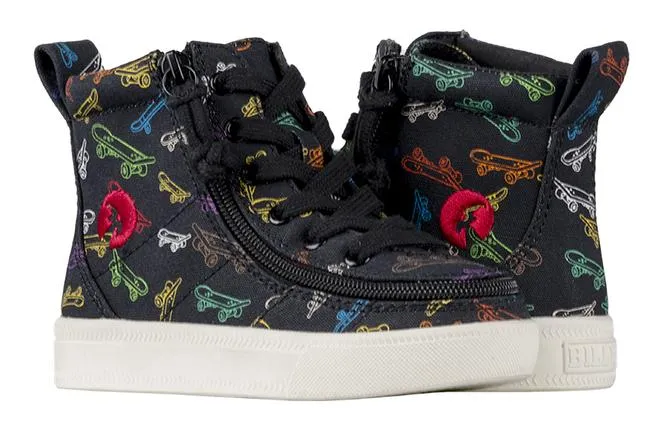 Toddler Black Skateboard Billy Classic Lace Highs
