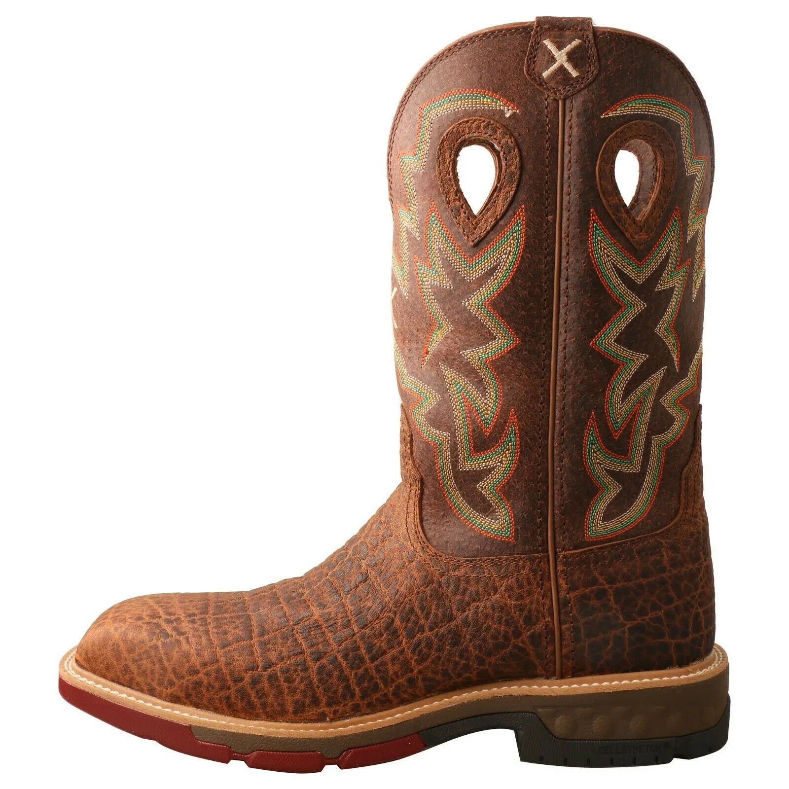 Twisted X Men's Nano Composite Toe Tan Western Work Boots MXBN001
