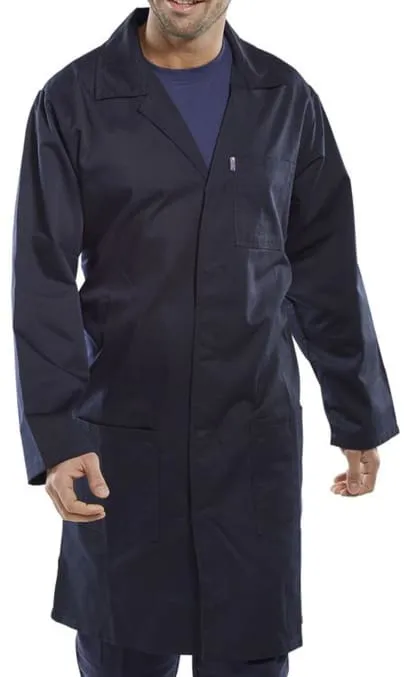 Warehouse Coat With Pockets And Vent Traditional Warehouse coat Beeswift  - Pcwc