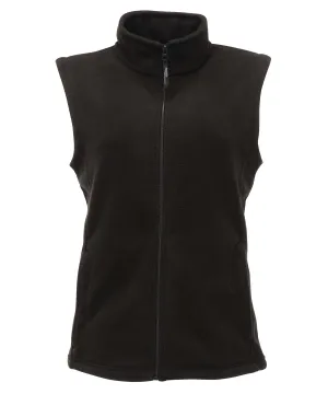 WORKWEAR SAMPLE SALE 2024 - RG186 Regatta Ladies Fit Fleece Gilet - Black - Size 10